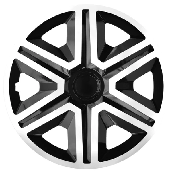 Eine Frontaufnahme der Radkappe Modell RKK20 in schwarz-weiss.